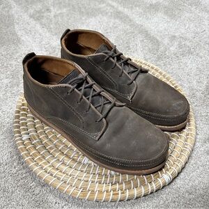 Olukai Men’s Honolulu Boot Chukka Ankle Lace Up Leather Casual in Brown Size 10